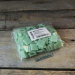Стеклянная мозаика FLORY20 P61, зеленый цвет, толщина 3-4 мм ArtWorker