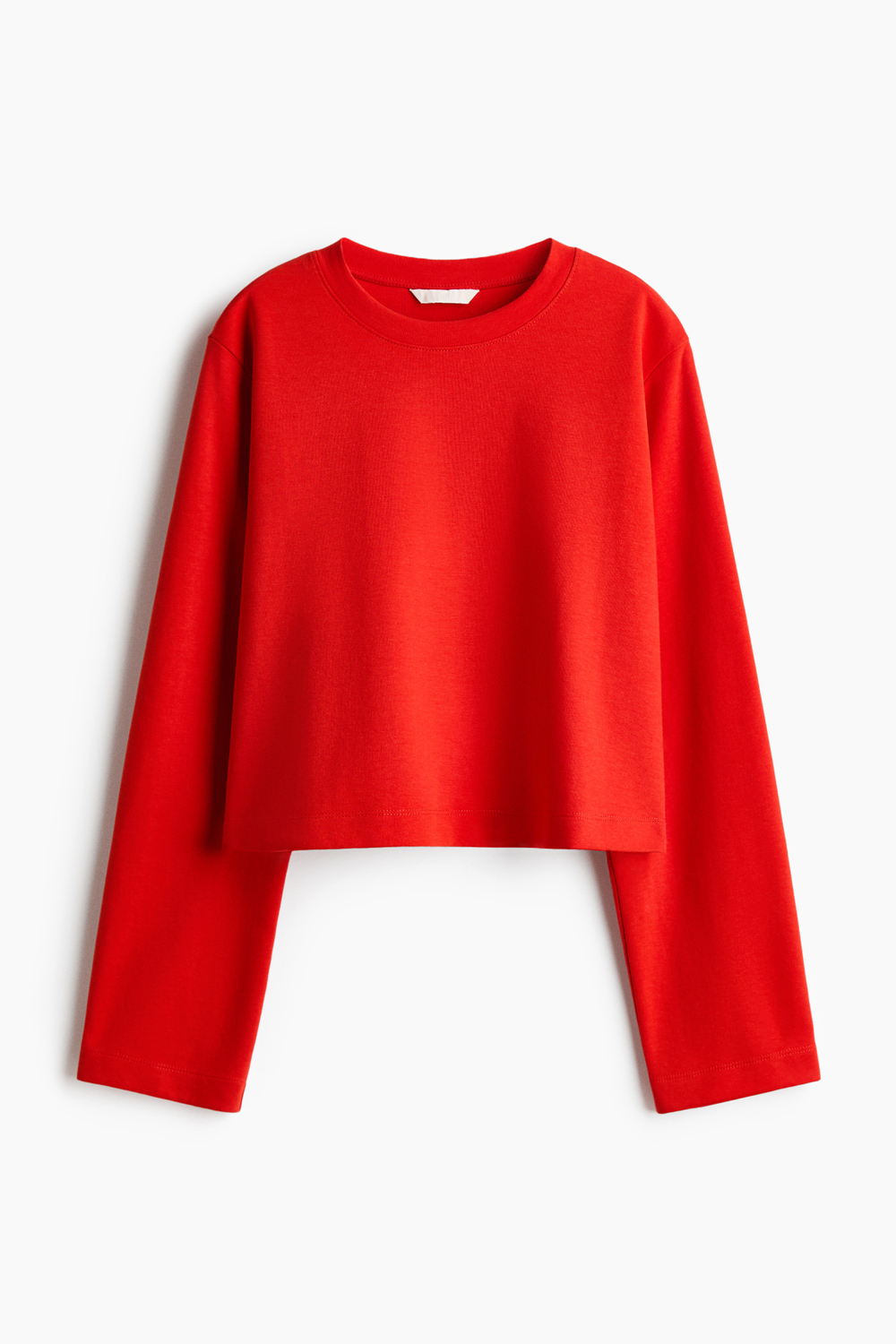 Короткий топ из интерлока - H&M
