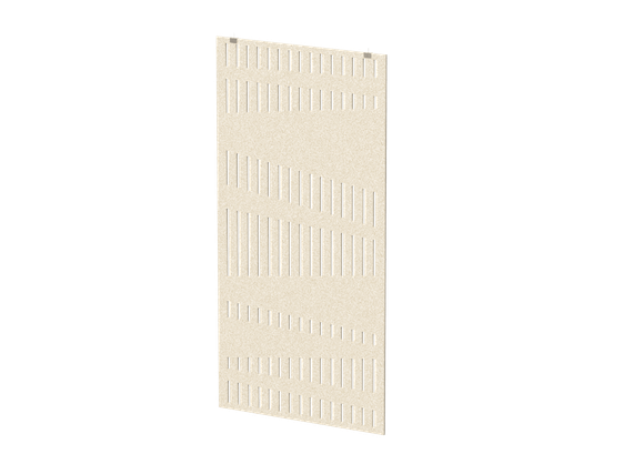 Перегородка с декором "Диаграмма" (фурнитура в комплекте) 100х1,2х200