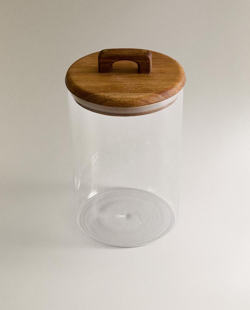 ZARA HOME БОЛЬШАЯ БАНКА ДЛЯ ХРАНЕНИЯ, СВЕТЛО-БЕЖЕВЫЙ