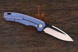 Нож складной QSP QS116-C II Woodpecker, клинок 94мм, сталь M390, рукоять титан