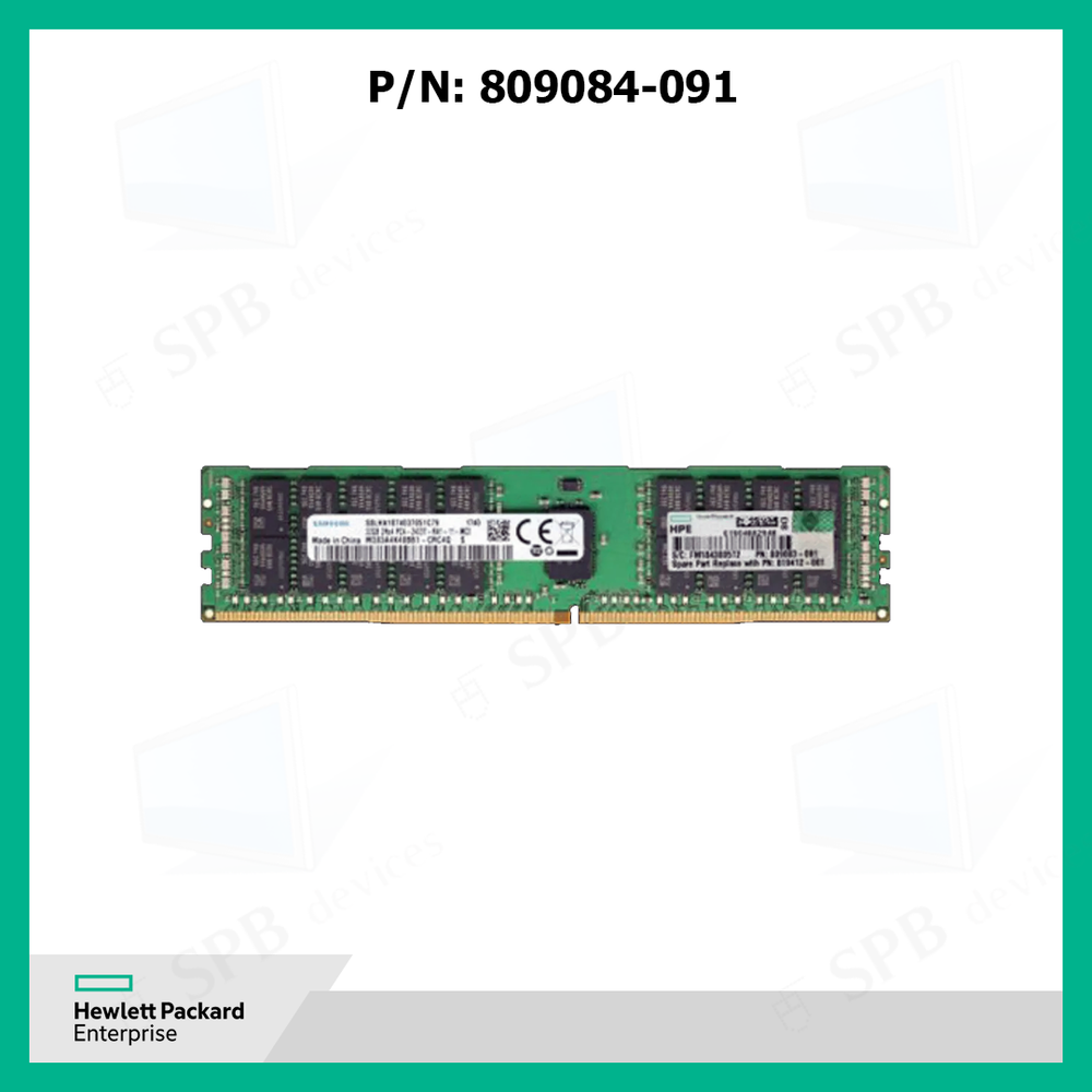 Модуль памяти для сервера HP 32GB (1 x 32GB) Dual Rank x4 DDR4-2400 809084-091 805353-B21 LR 819414-001