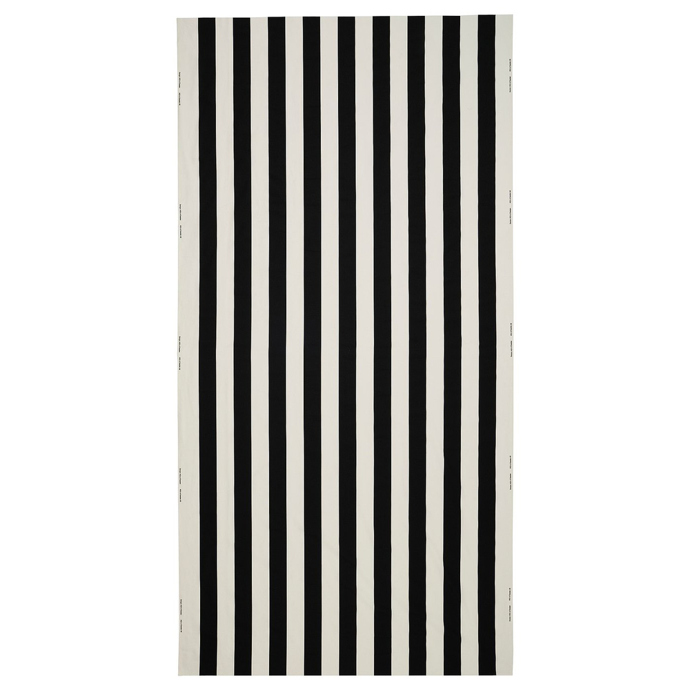 IKEA VARGTÖREL  (ИКЕА ВАРГТЁРЕЛ)  -  Ткань отрезная - чёрный/белый 150x300 см