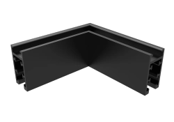 Соединитель для магнитного накладного шинопровода угловой Crystal Lux CLT 0.216 04 BL
