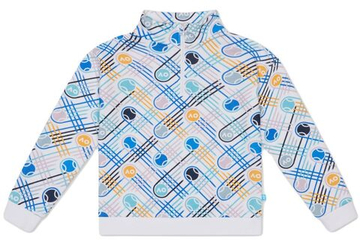 Кофта для мальчика теннисная Australian Open Quarter Zip Fleece - белый