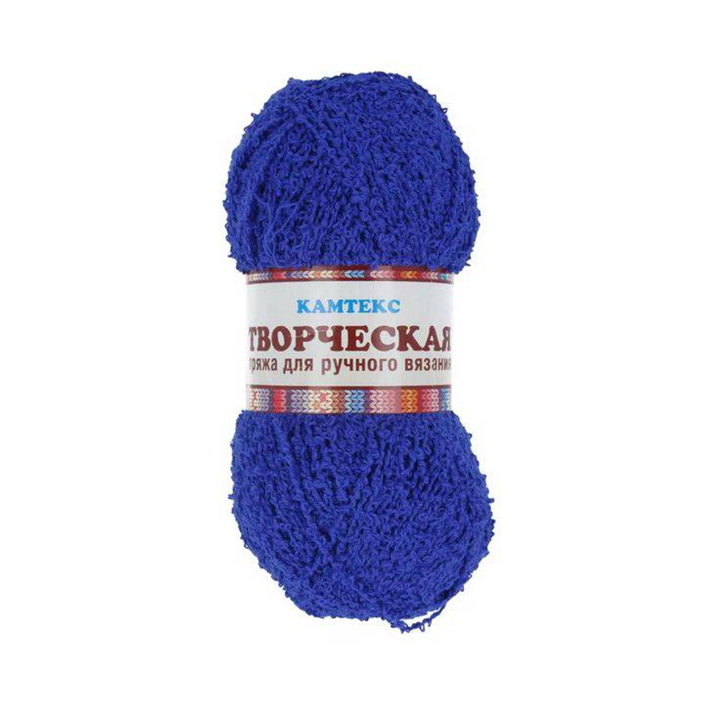 Пряжа Творческая хлопок 100% 100гр 270м василек 019 168.02 6625