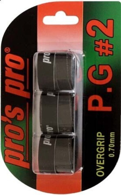 Теннисные намотки Pro's Pro P.G. 2 3P - black