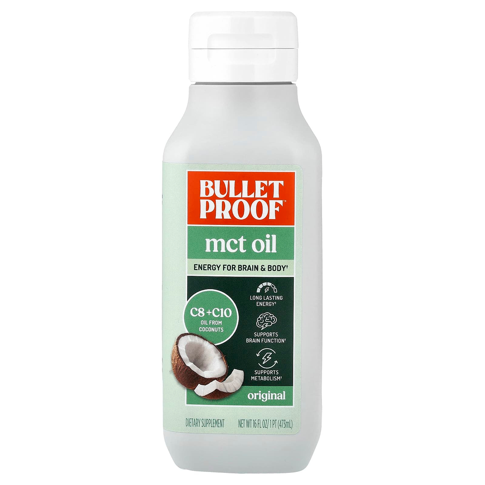 BulletProof, масло MCT, оригинальное, 473 мл (16 жидк. унций)