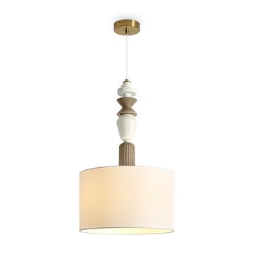 Подвес 1*E27 FR2061PL-01BS золото Tela Freya