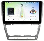 Магнитола для Skoda Octavia A5 2004-2013 (рамка серебро) - Teyes CC4L монитор 10.1" IPS, Android 14, Быстрая, Snapdragon 662, CarPlay, 4G SIM-слот