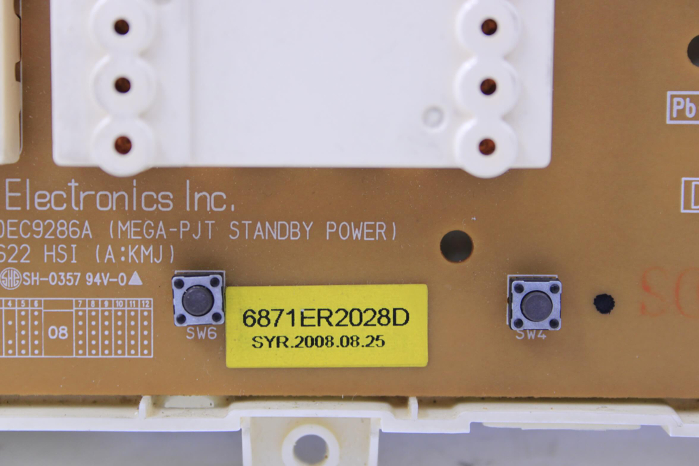 Модуль управления 6871ER1081U стиральной машины LG
