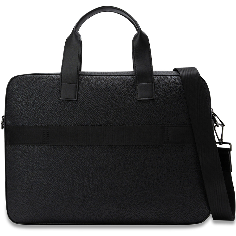 Tommy Hilfiger Artificial Leather Handbag Laptop Bag Medium Men"s Black