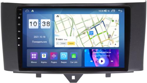 Магнитола для Smart ForTwo/ForFour 2012-2015 - Parafar PF215UHD на Android 13, Быстрая, QLED, CarPlay, 4G SIM-слот