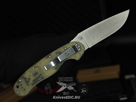 Складной нож Steelclaw Крыса камуфляж c клинком из стали AUS-8, рукоять G10