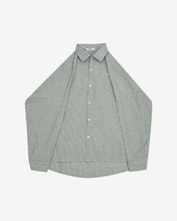 Рубашка Oversized Striped Shirt Grey