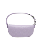 кожаная сумка через плечо k/swing md baguette Karl Lagerfeld - лавандовый(230W3089)