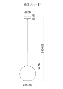 Подвесной светильник MyFar Stiven MR1033-1P