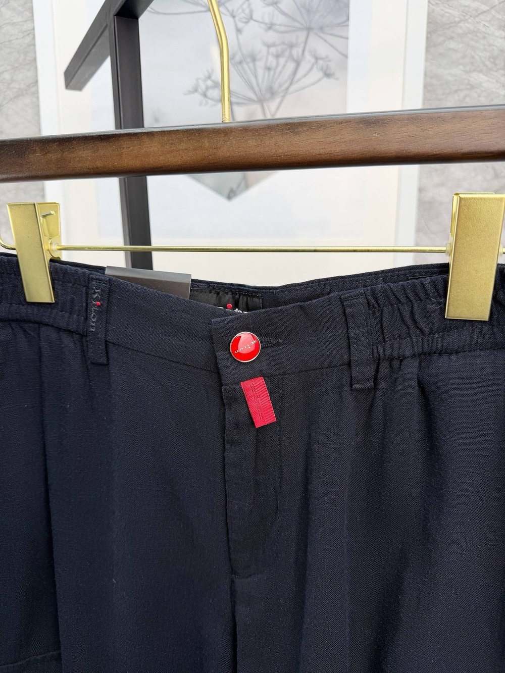 Льняные брюки Kiton