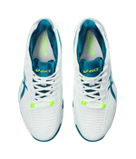 Asics Solution Speed FF Clay Белые-Спокойные бирюзовые кроссовки