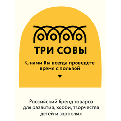 Игра настольная ТРИ СОВЫ "Попробуй угадай", 1 уровень сложности, с пластиковыми ободками