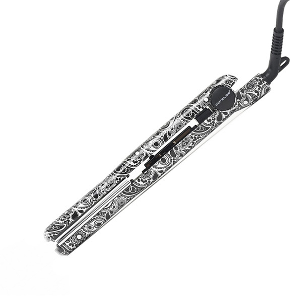 Стайлер 25x90мм Corioliss City Style Paisley Silver