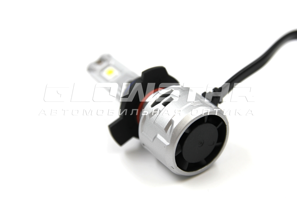 Светодиодные лампы HIR2 (9012) Sariti S3 с вентилятором, 12V, 32W, 5500K (комплект, 2шт)