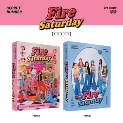 Альбом SECRET NUMBER - Fire Saturday 3rd Single Album STANDARD Edition RANDOM Version