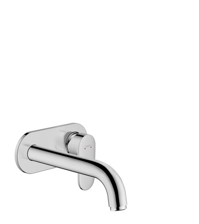 Смеситель для раковины Hansgrohe Vernis Blend однорычажный, СМ, настенный матовый чёрный 71576670