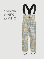 Брюки непромокаемые Mjölk Graphic Check