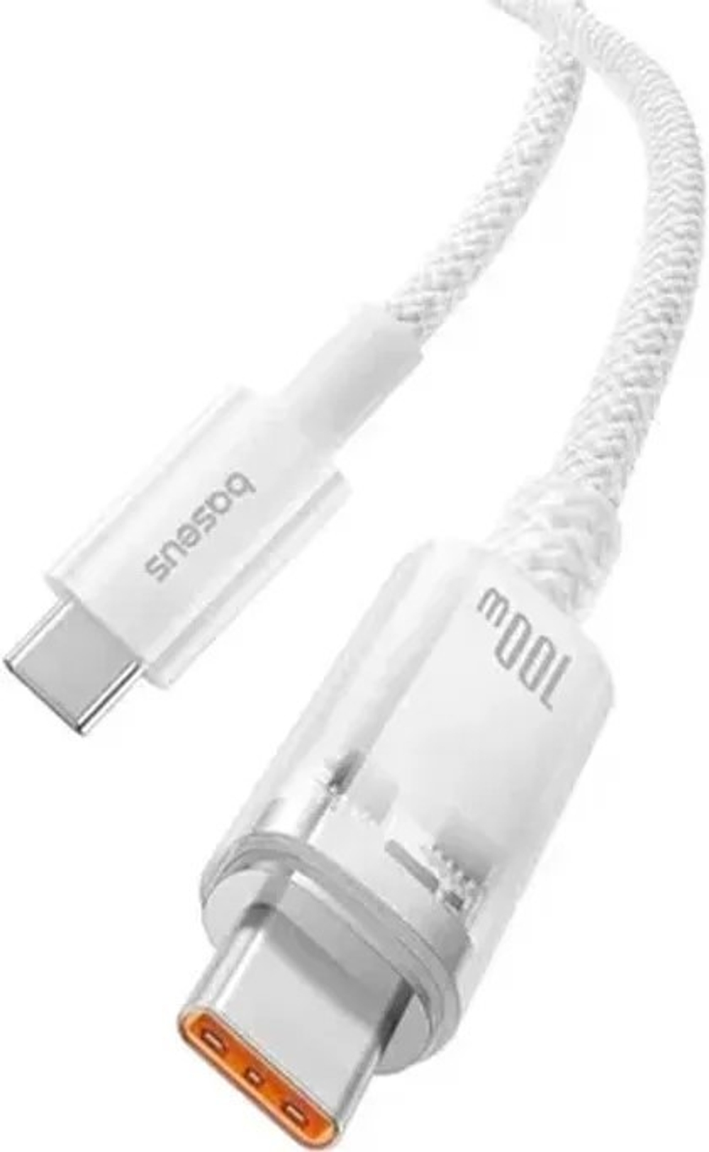 Кабель-зарядка Type-C на Type-C Baseus Explorer Series 100W 2м (P10319703221-01) белый