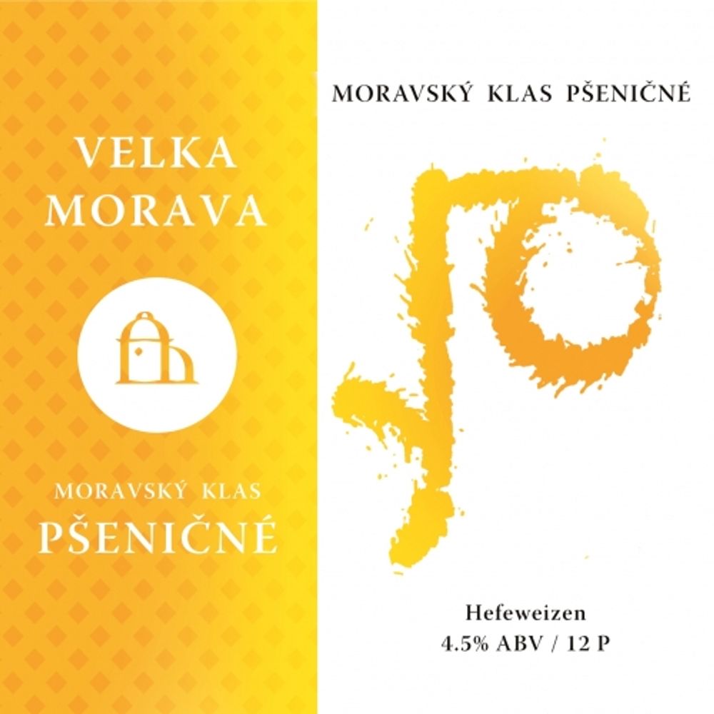 Пиво Велка Морава Моравский Клас Пшеничное / Velka Morava Moravsky Klas Psenicne 30л - кег