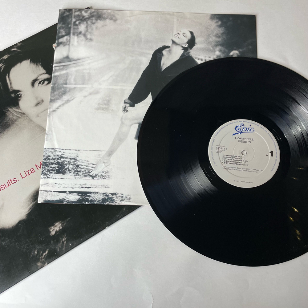 Винтажная виниловая пластинка LP Liza Minnelli Results Pet Shop Boys (Нидерланды 1989)