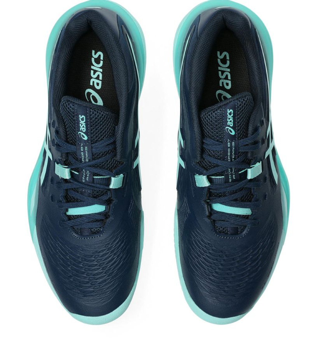 Теннисные кроссовки Asics Gel-Resolution X Clay - night sky/illuminate mint
