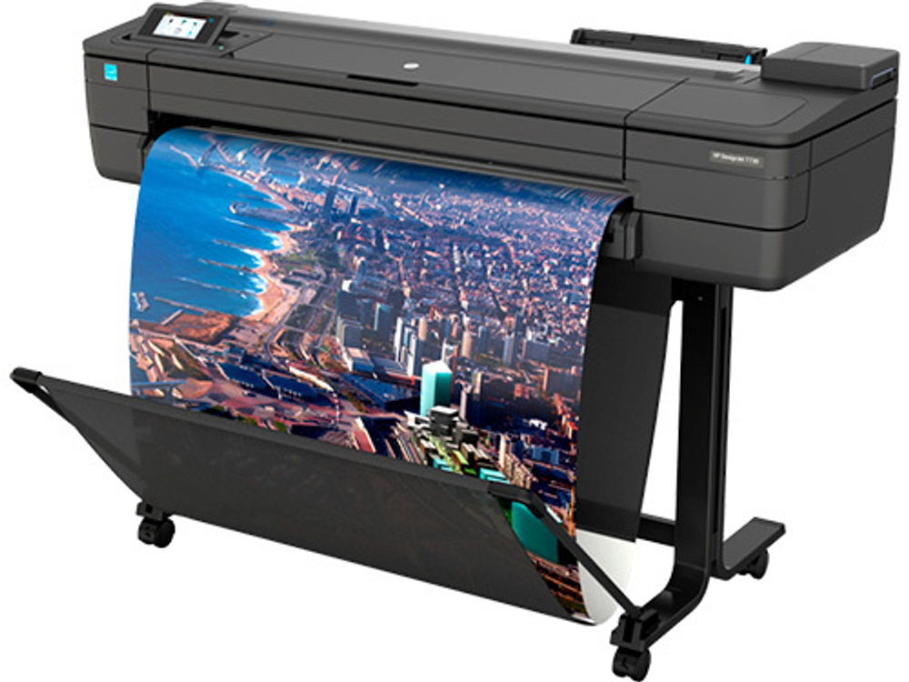 Плоттер HP DesignJet T730, A0, 36" 4цв. WiFi, цветной