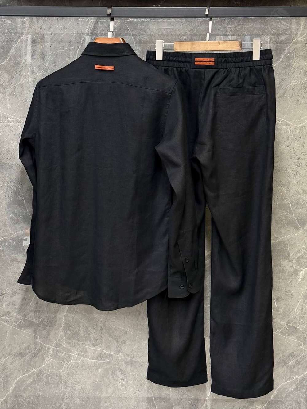 Льняной костюм Zegna