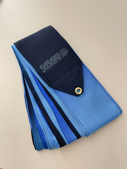 Лента Sasaki 5 м серия "High-Pitch Gradation" DEN×FRBU×RYBU (DeepNavy×FrenchBlue×RoyalBlue)