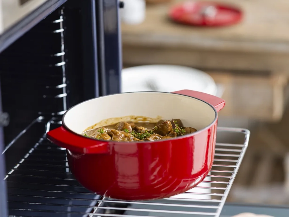 KitchenAid Чугунная кастрюля 22 см 3,3 л красная EAN 4894871009394