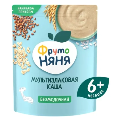 Каша Фрутоняня безмол мультизлаковая 200 г с 6 месяцев