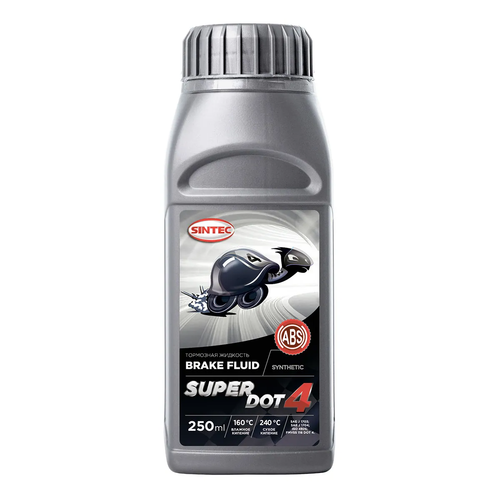 Тормозная жидкость Sintec Super DOT-4, 250 мл