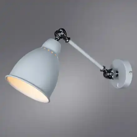 Бра Arte Lamp BRACCIO A2054AP-1WH, 1хE27