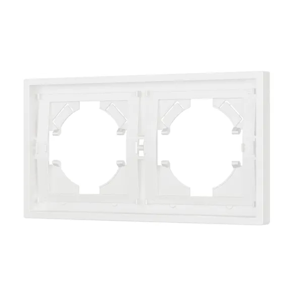 Рамка пластиковая FRM-TENDO-SFPL-2-WH (Arlight, -) 054649