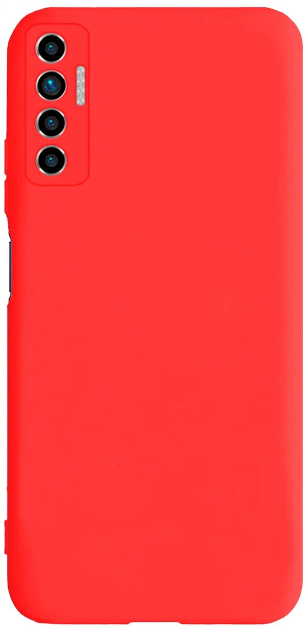 Мягкий Soft Touch чехол из силикона для TECNO CAMON 17 P с бархатной подкладкой