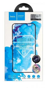 Защитное стекло для i-Phone 14 Pro Max Hoco A34 Plus Антишпион чёрное