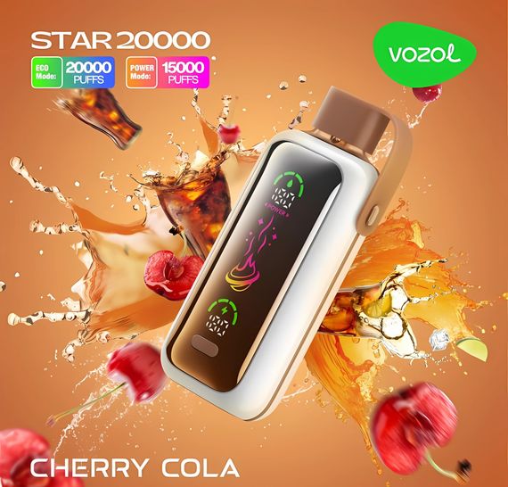 Vozol STAR 20000 - Cherry Cola (5% nic)