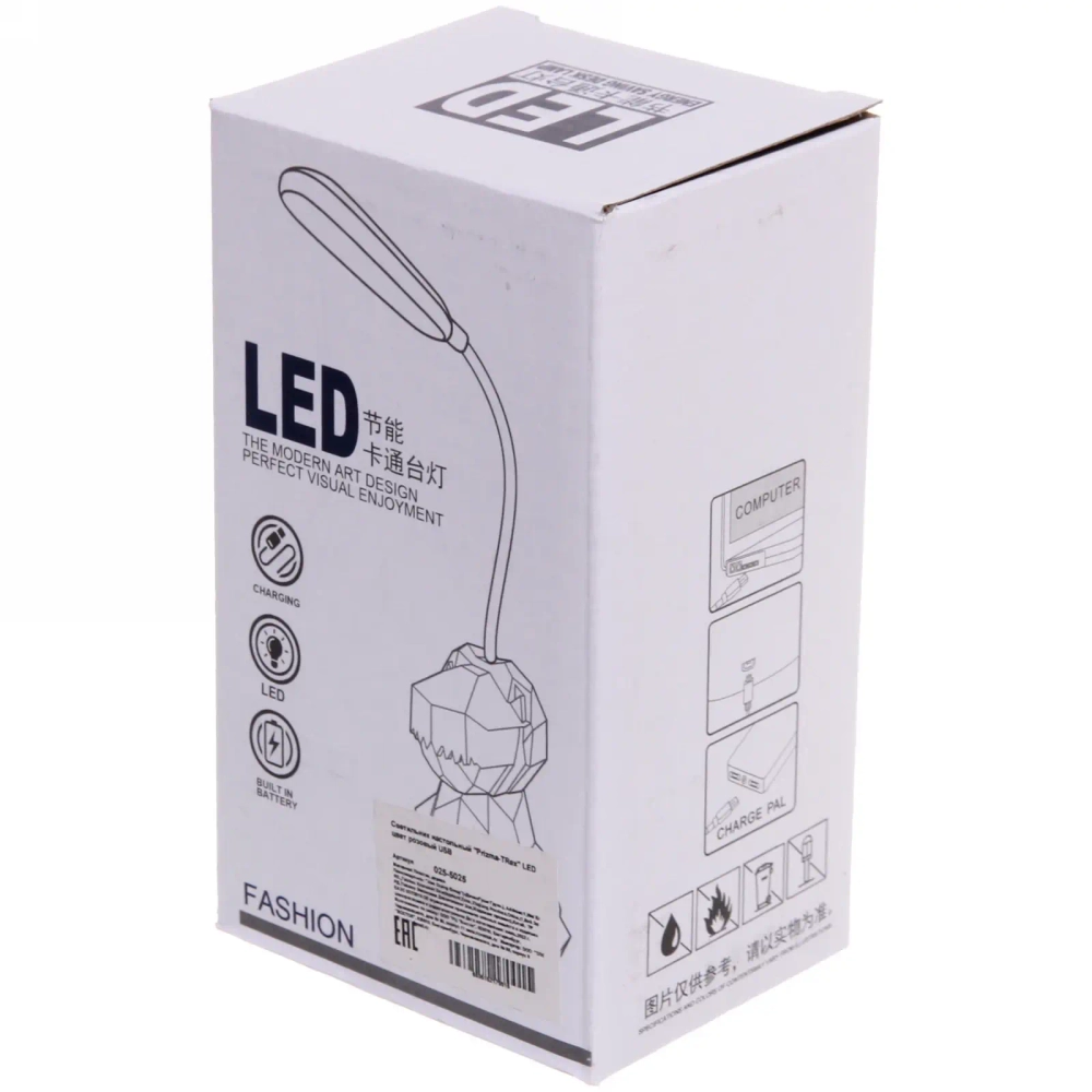 Светильник настольный «Prizma-Зайчик» LED 6.5*6.5*28 см USB 4.2 V1.05w, Зеленый