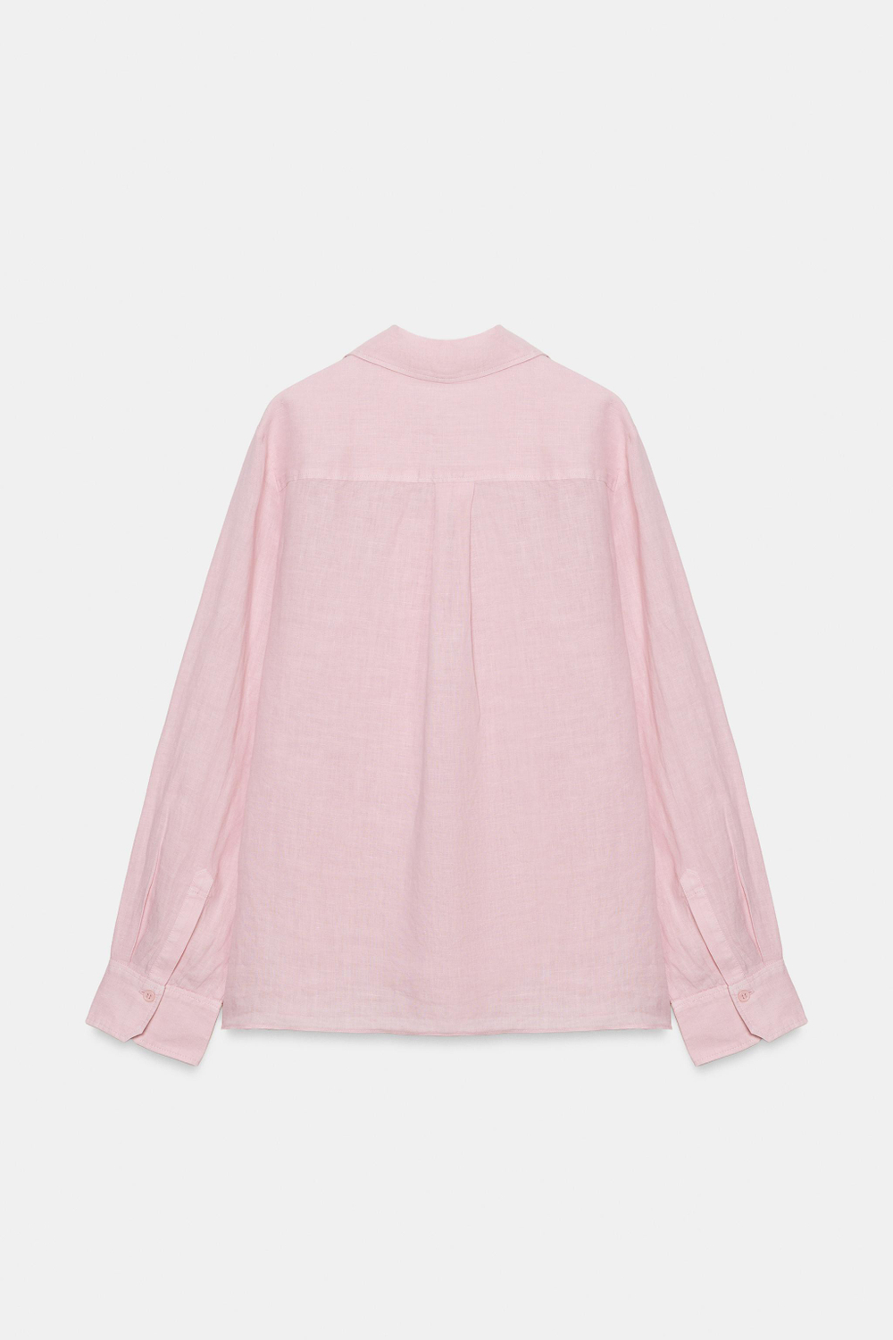 РУБАШКА ИЗ 100% ЛЬНА С КАРМАНОМ — ZW COLLECTION — ZARA