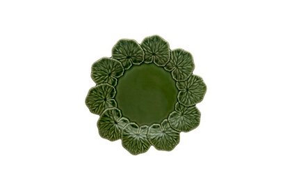 Тарелка обеденная Geranium зеленая (27.5 см)