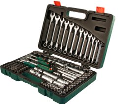 S68H5234111S Набор инструмента универсальный 1/4", 1/2"DR Super Tech, 111 предметов
