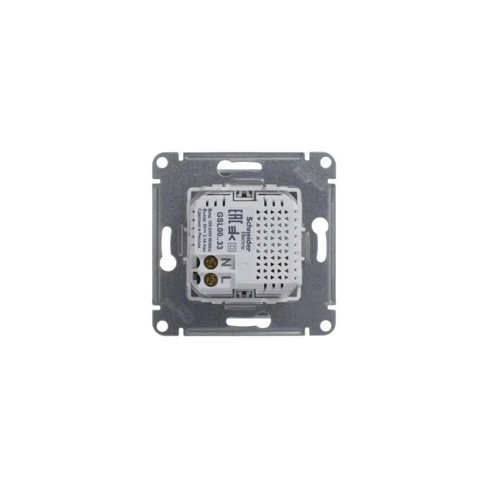GLOSSA USB РОЗЕТКА A+A, 5В/2,1А, 2х5В/1,05А, механизм, БЕЛЫЙ