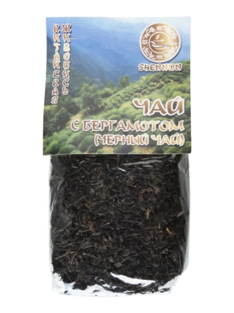 Чай черный Shennun с бергамотом 200 г, 2 шт